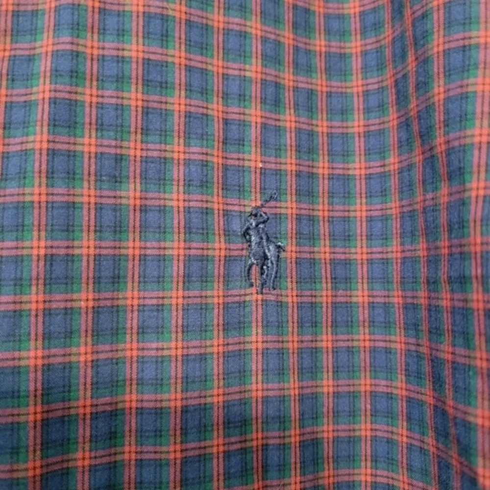Ralph Lauren Plaid Button Down Shirt Size Boys XL (18-20)‎ Holiday Preppy